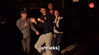 Grown Men Get Scared At A Haunted House