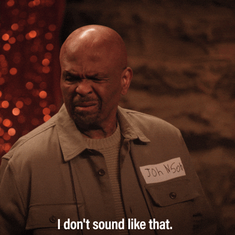I Dont Sound Like That Mr Johnson GIF by ABC Network