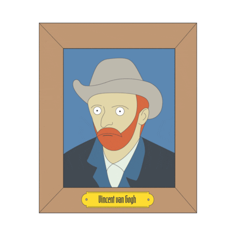 tijmeninspace vincent vangogh vincentvangogh Sticker