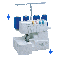 Overlock Serger Sticker by Brother USA