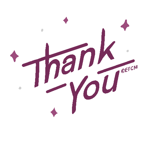 Thanks Sticker by EFCNI