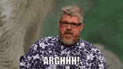 Screaming Bbc GIF by The QI Elves