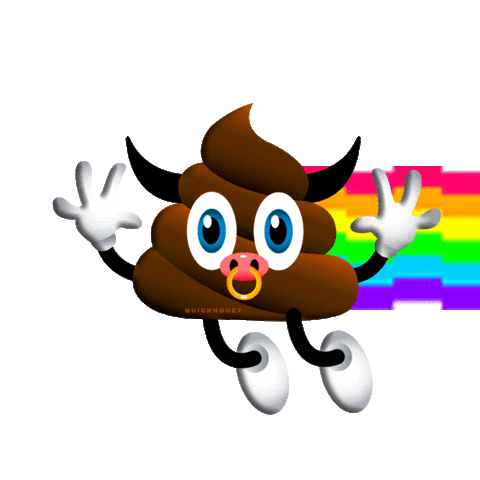 Sorry Rainbow Sticker by PEEKASSO