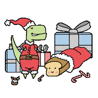 Merry Christmas Sticker by Loof and Timmy