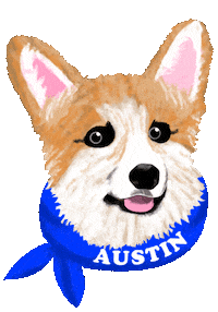 Dog Puppy Sticker by Visit Austin