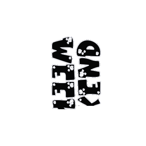 Weekend Lettering Sticker