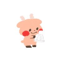 Winter Deer Sticker