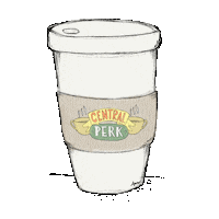 laptitenoisette movie netflix coffee friends Sticker