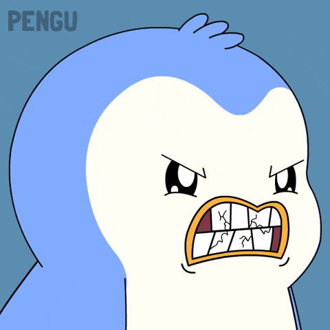 Angry I Swear GIF by Pudgy Penguins