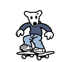 Dogs Skate Sticker by $DOGS Community