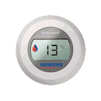 Immensinstallatietechniek warm energie thermometer duurzaam Sticker