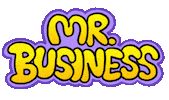 Mr Business Sticker by Russell Taysom