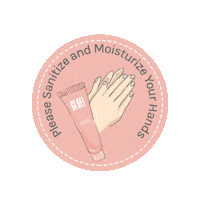 GLOEIINDONESIA hands glowing social distancing stay safe Sticker