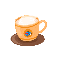 Hot Coffee Sticker by Wheelzy