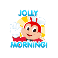 good morning hello Sticker by Jollibee