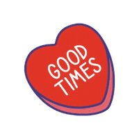Candy Hearts Sticker by babauba