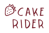 departmentofridesinvolvingcake strawberrycake cakeride irideforcake cakerider Sticker