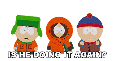 Doing It Again Sticker by South Park