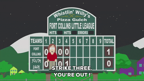 baseball person GIF by South Park 