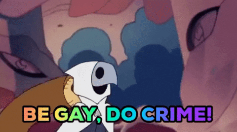 phasmsgrl giphygifmaker pride pridemonth hooty GIF