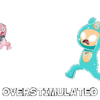 Too Much Running Sticker by Masters of Mayhem