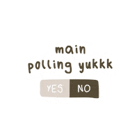 Happy Yes Or No Sticker