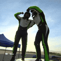Celebration Victory GIF by FIA European Rally Championship
