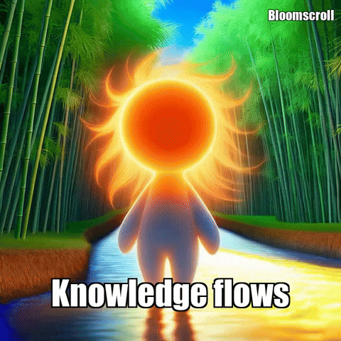 Flow Knowledge GIF by Bloomscroll