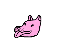 dog kiss Sticker by nullbody