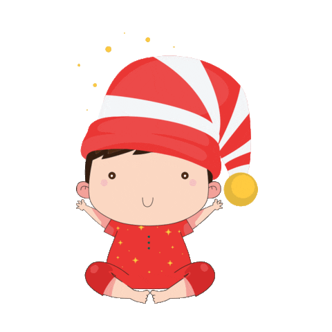 Merry Christmas Baby Sticker