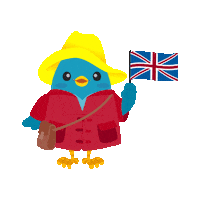 London England Sticker by DITTY BIRD