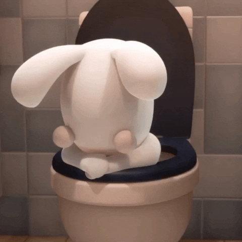 Sick Toilet GIF by Mario + Rabbids