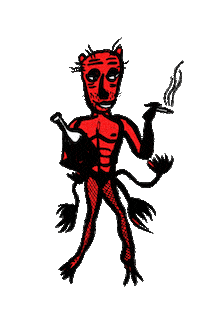 Devils Eye Cheers Sticker by Kiesgrube