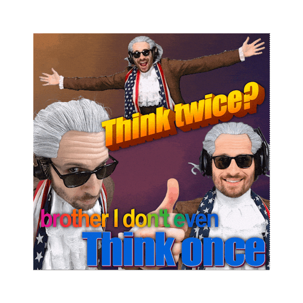 Im Dumb Think Twice Sticker