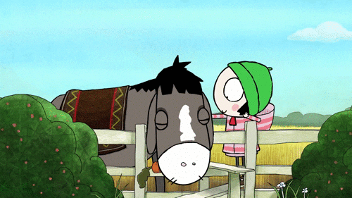 surprise hug GIF by Sarah & Duck