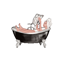 olgakaminskaya beauty bathroom девушка пар Sticker
