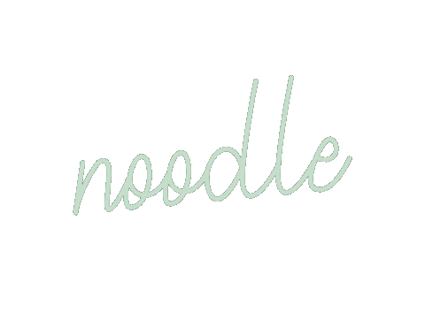 Bunny Calligraphy Sticker