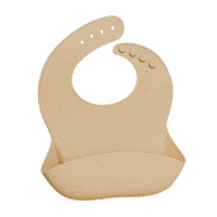 Beige Bib Sticker by Nightingale