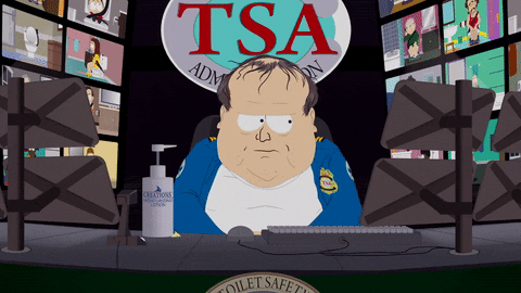 agent tsa GIF by South Park 