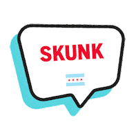Chi Skunk Sticker by Chicago Sun-Times