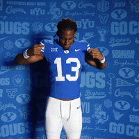 Byu Football Go Cougs GIF by BYU Cougars