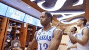 Kansas Basketball Rock GIF by Kansas Athletics