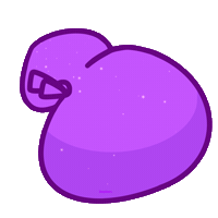 Happy Violet Sticker
