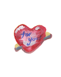 yislow love heart 하트 사랑 Sticker
