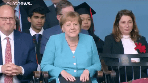 Angela Merkel Harvard GIF by euronews