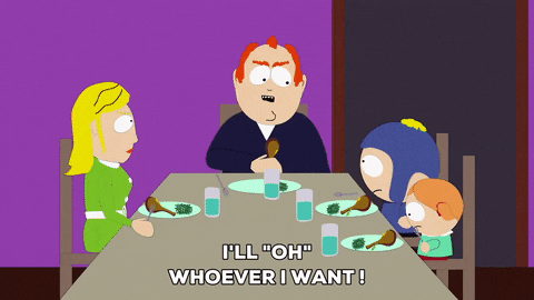 table cups GIF by South Park 