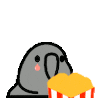 Party Popcorn Sticker