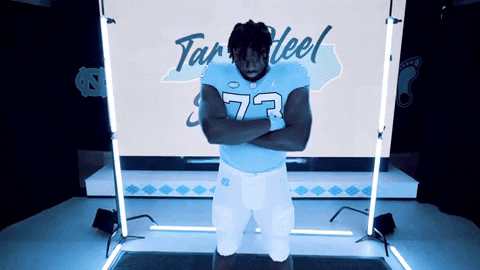 North Carolina Football GIF by UNC Tar Heels