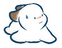 Nervous Bunny Sticker