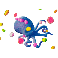 Octopus Bubba Sticker by Europa-Park